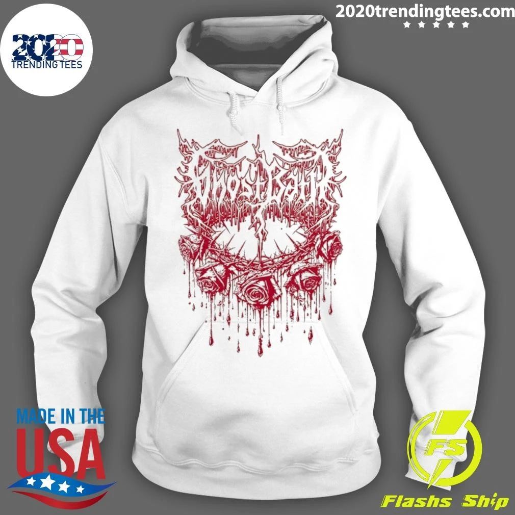 Ghost Bath Rose Thorn Illustration Shirt