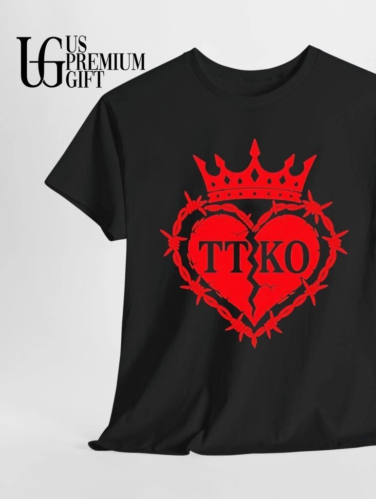 TT KO broken heart barbed wire crown shirt