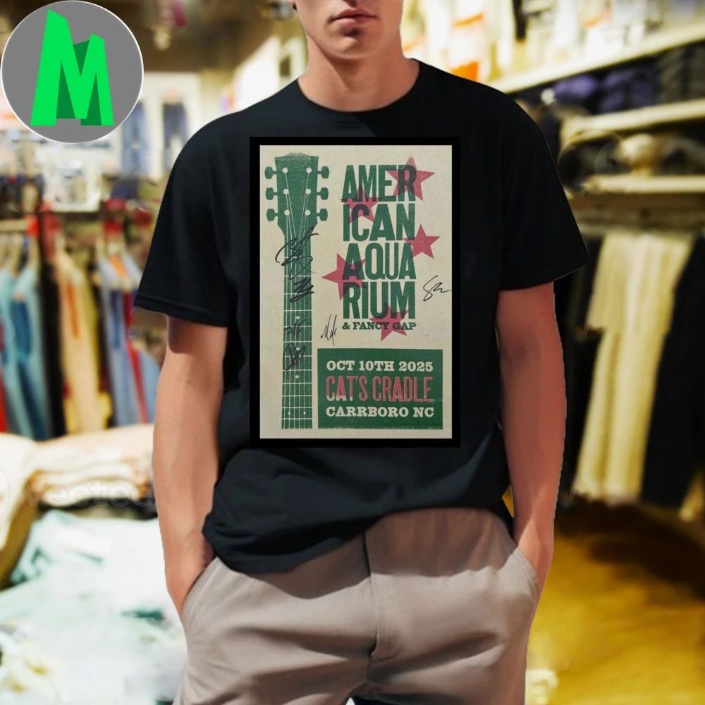 BJ Barham Oct 10 2025 Carrboro, North Carolina Poster Shirt