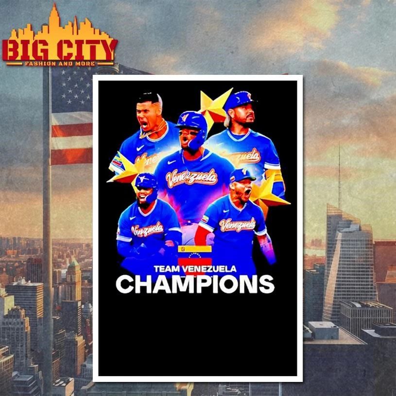Team Venezuela baseball 2026 WBC Champions graphic T Shirt