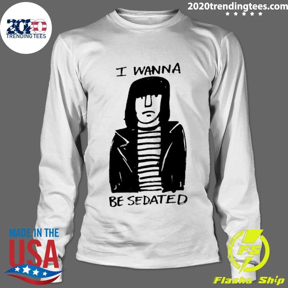 I Wanna Be Sedated Paint Shirt