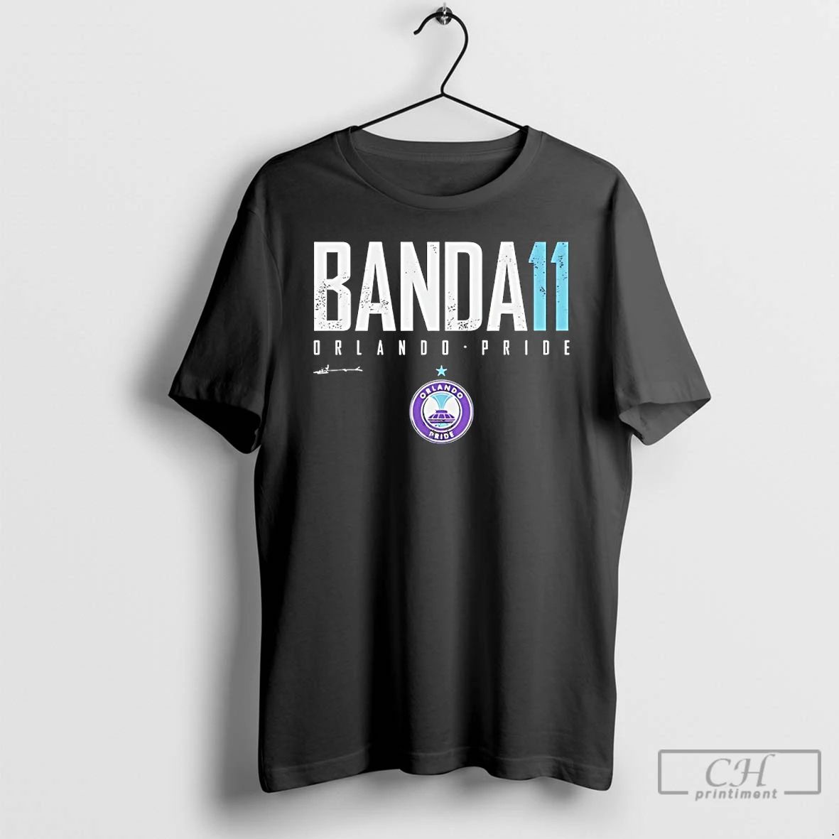 Classic Barbra Banda 11 Orlando Pride Name And Number Signature