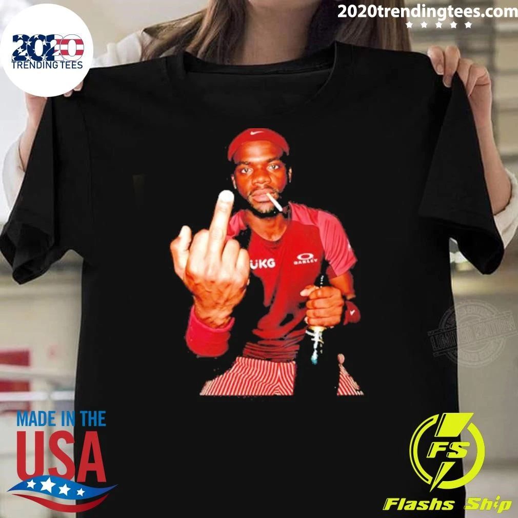 Frances Tiafoe 2026 Middle Finger Smoking And Beer Shirt