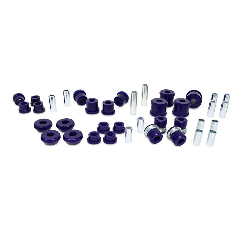 SuperPro 90-97 Mitsubishi Montero LS Control Arm & Trailing Arm Bushing Kit – (60mm Trailing Arm)