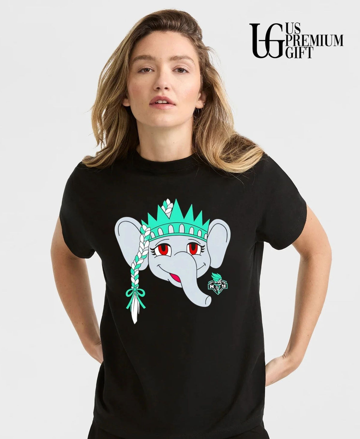 New York Liberty Ellie the Elephant mascot 2026 shirt