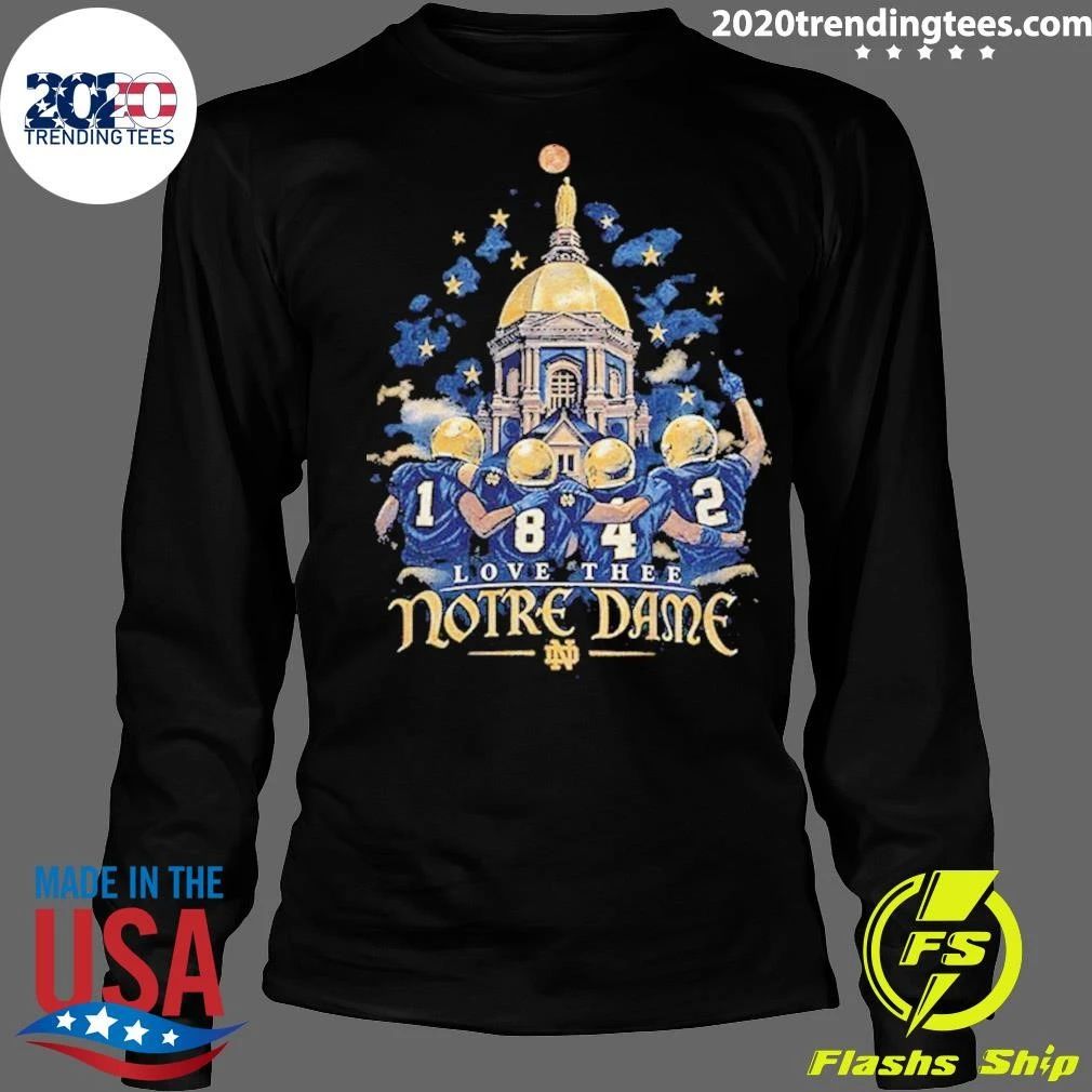Notre Dame Football Golden Dome love the Notre Dame Shirt