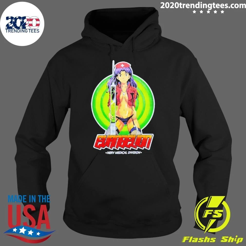 Misato Nurse Neon Genesis Evangelion Anime Shirt