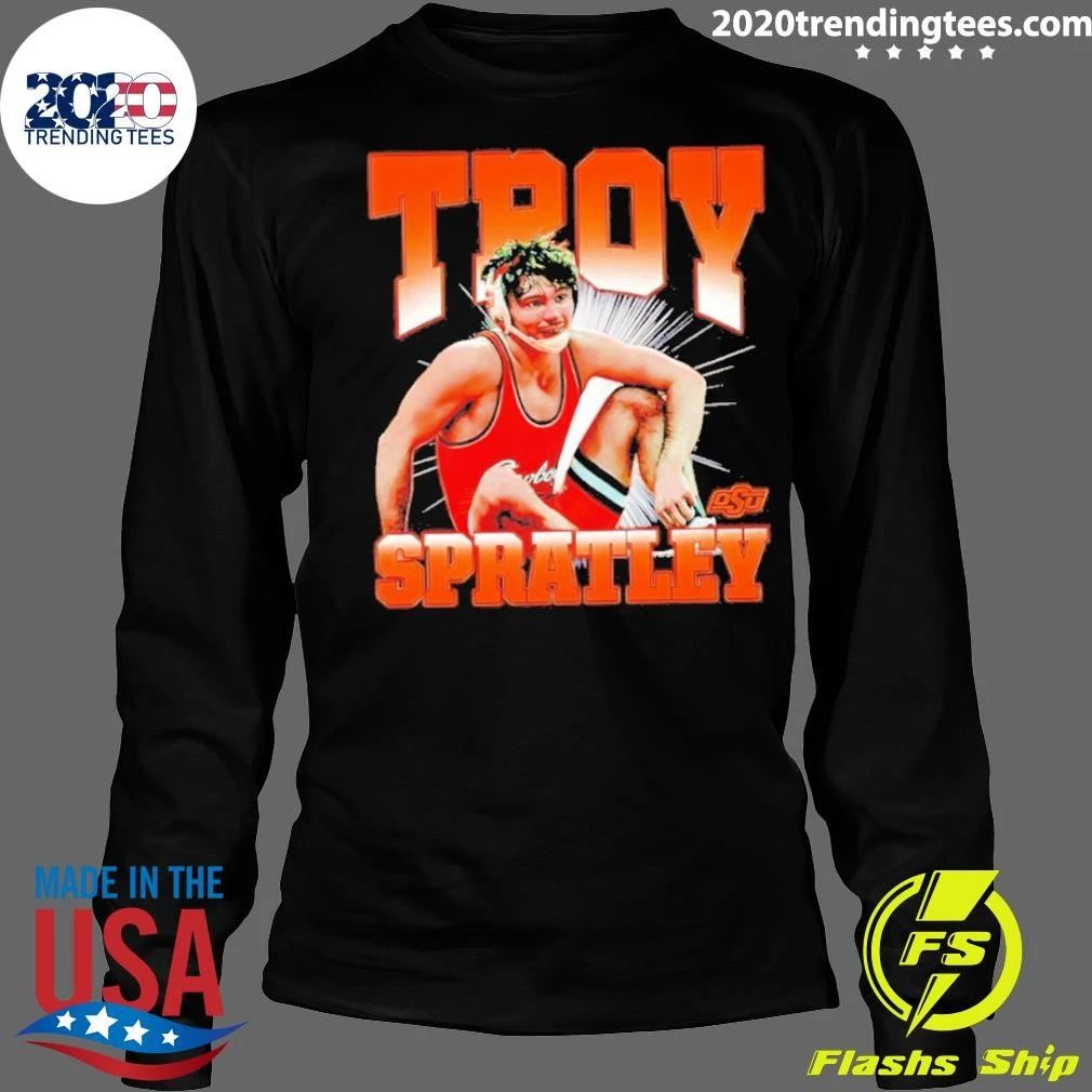 Troy Spratley Oklahoma State Wrestling Player Graphic Shirt