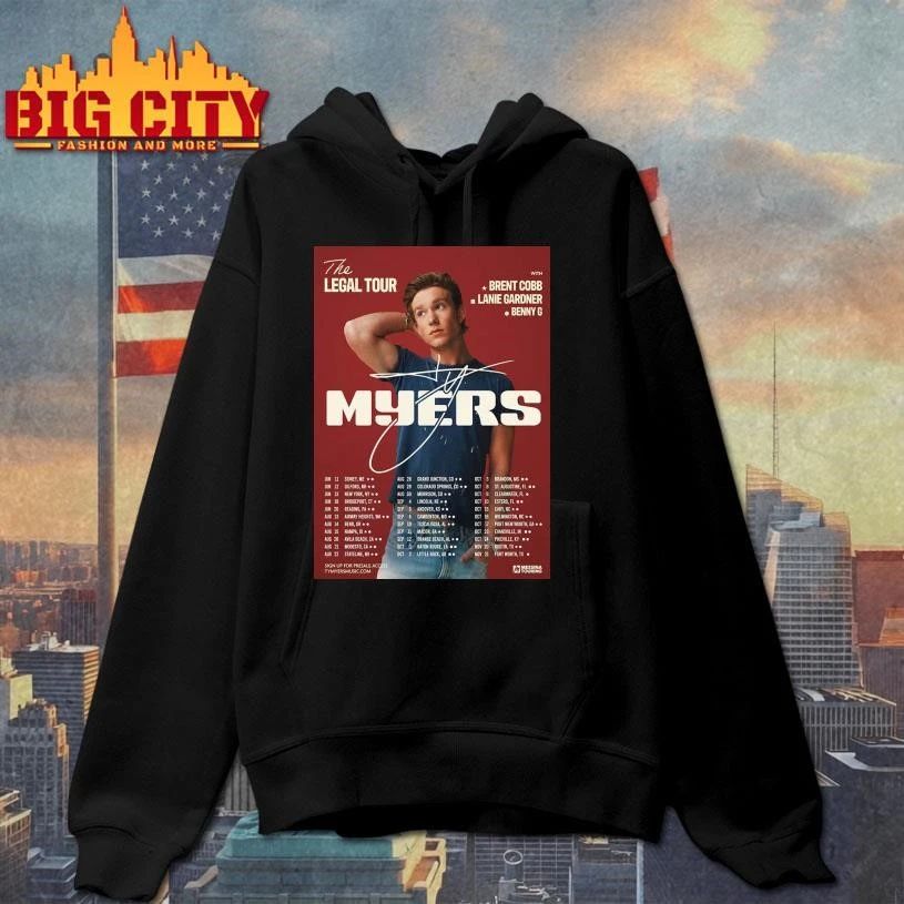 Ty Myers The Legal Tour 2026 North America City Dates Decor Poster Shirt