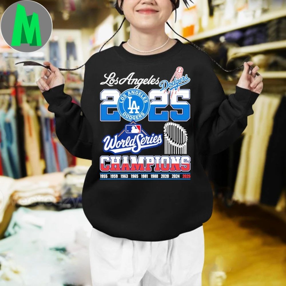 2025 world series champions los angeles dodgers baseball Logo T-Shirt
