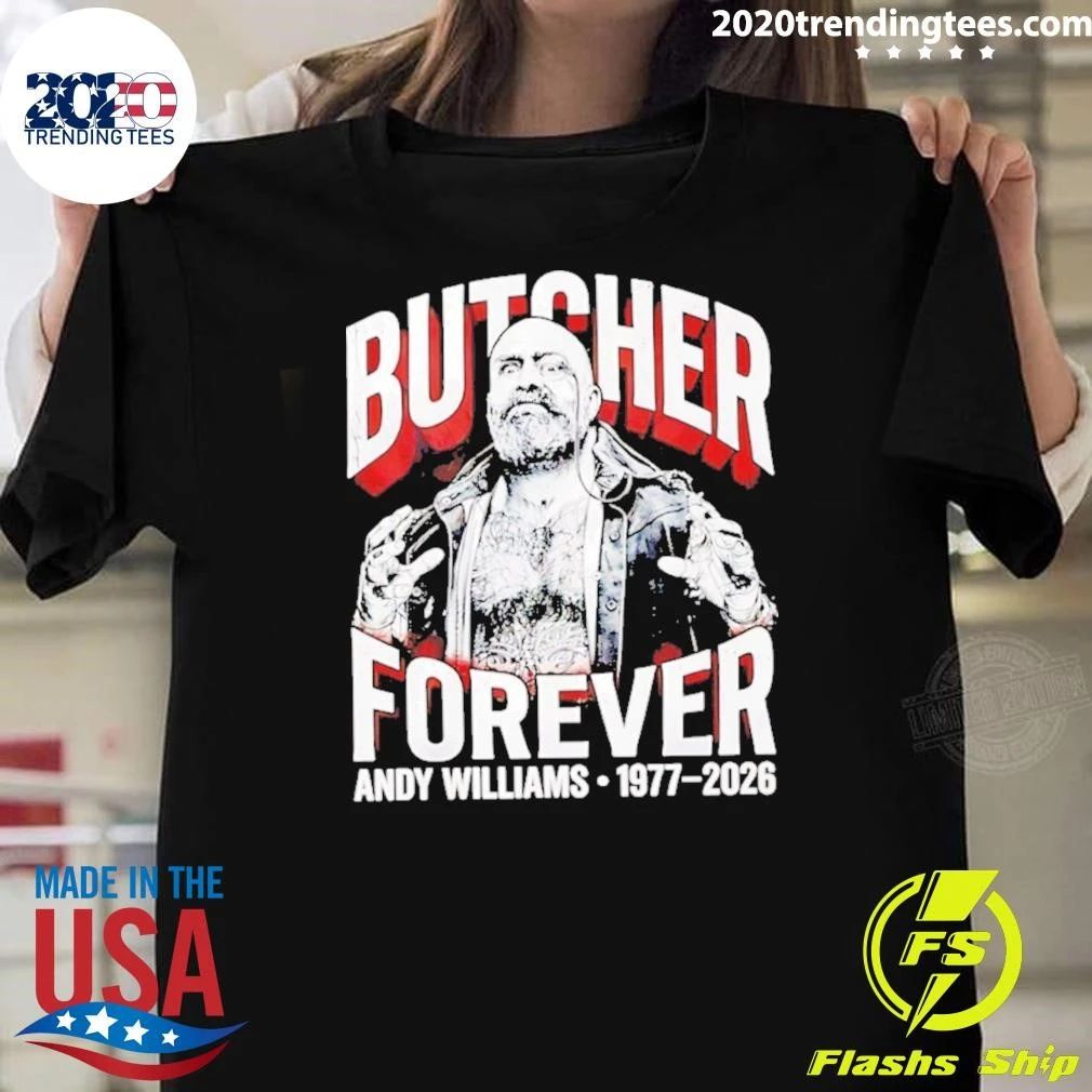 Andy Williams 1977-2026 Butcher Forever Shirt