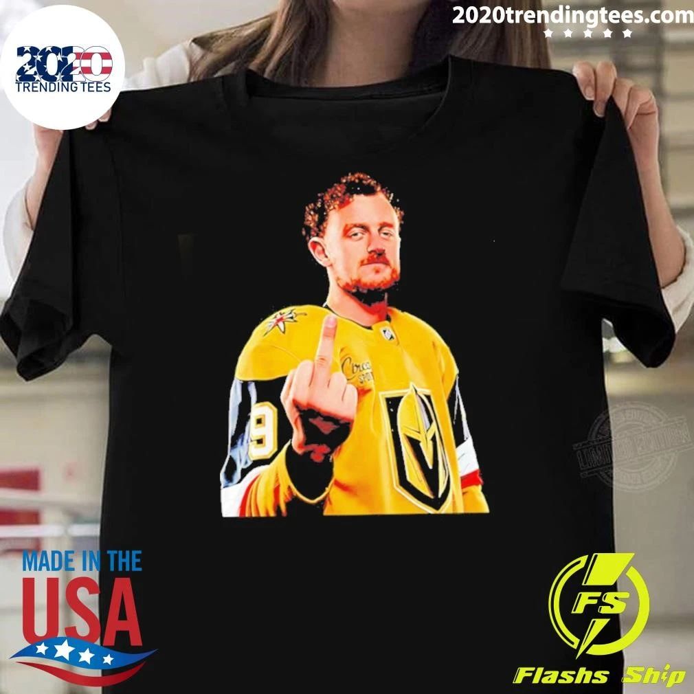 Jack Eichel Vegas Golden Knights Hockey Middle Finger Shirt
