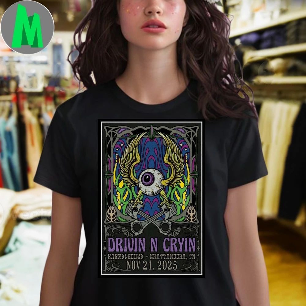 Drivin N Cryin Barrelhouse, Chattanooga Poster Shirt