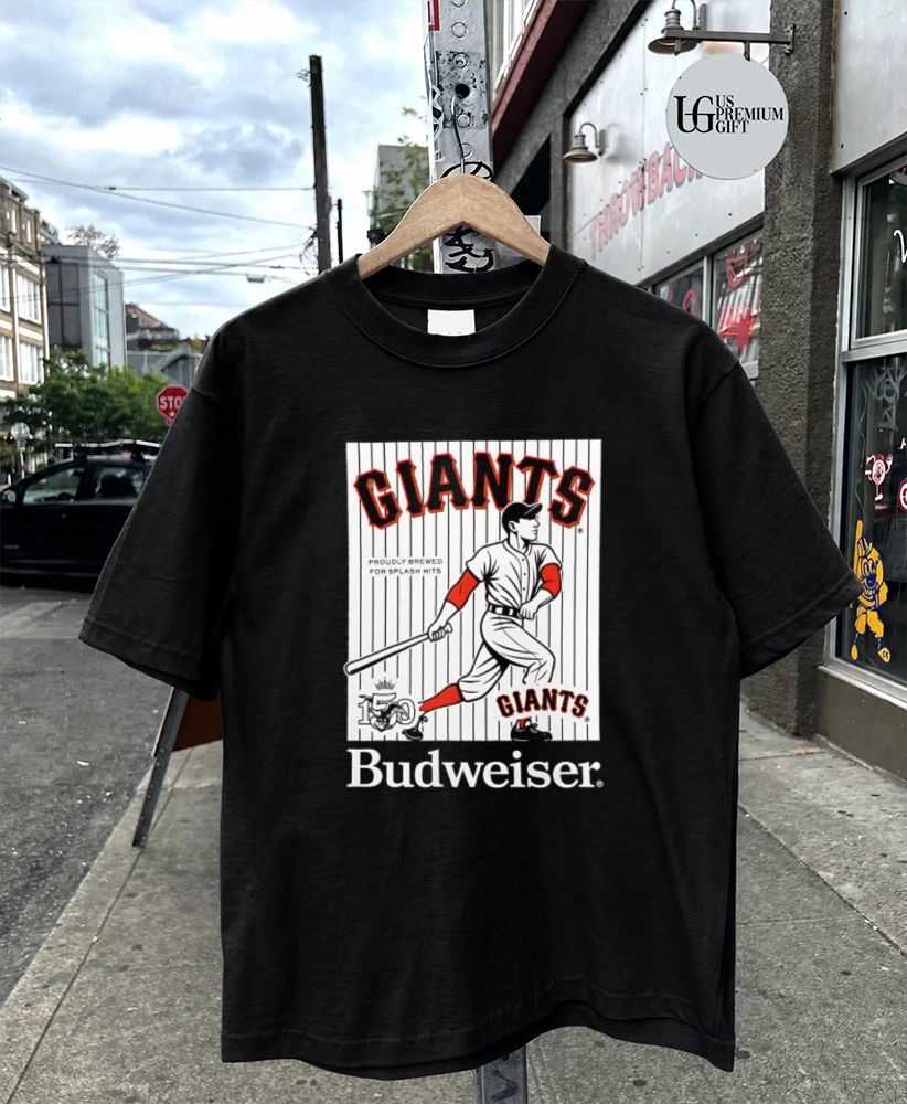 San Francisco Giants baseball 150 Years Budweiser shirt