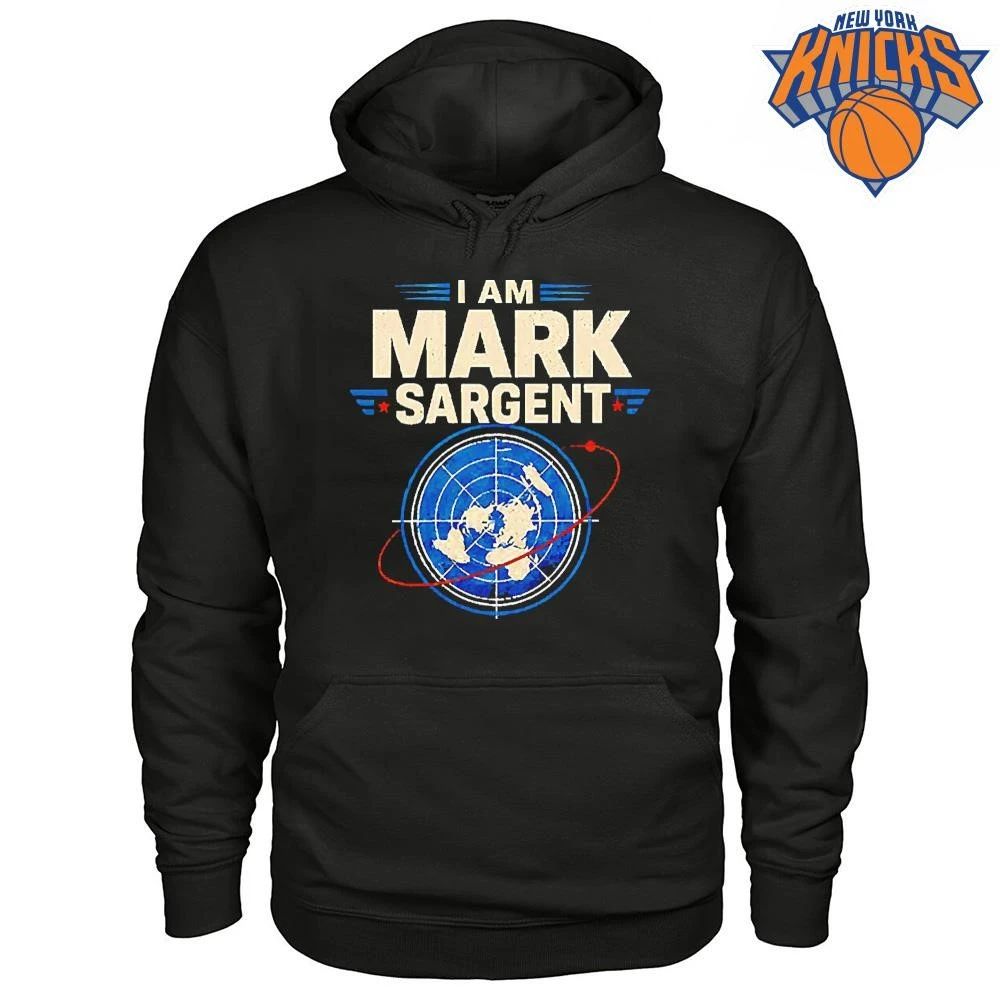 I Am Mark Sargent Flat Earth Map Conspiracy Theory Shirt