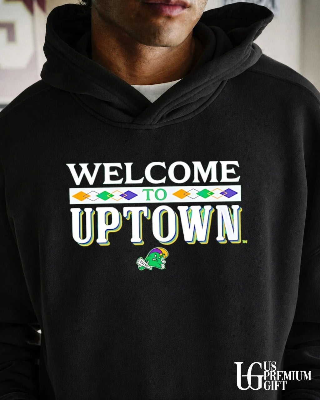 Welcome to Uptown Abington Green Wave logo shirt