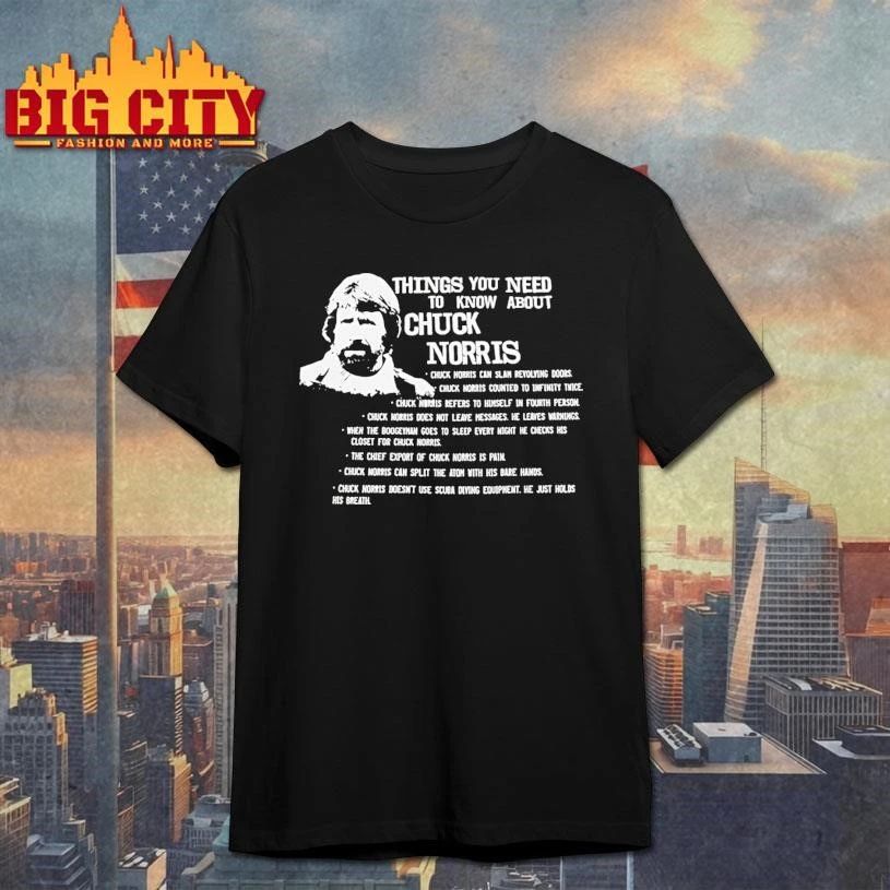 Things You Need To Know About Chuck Norris Quote Vintage Shirt
