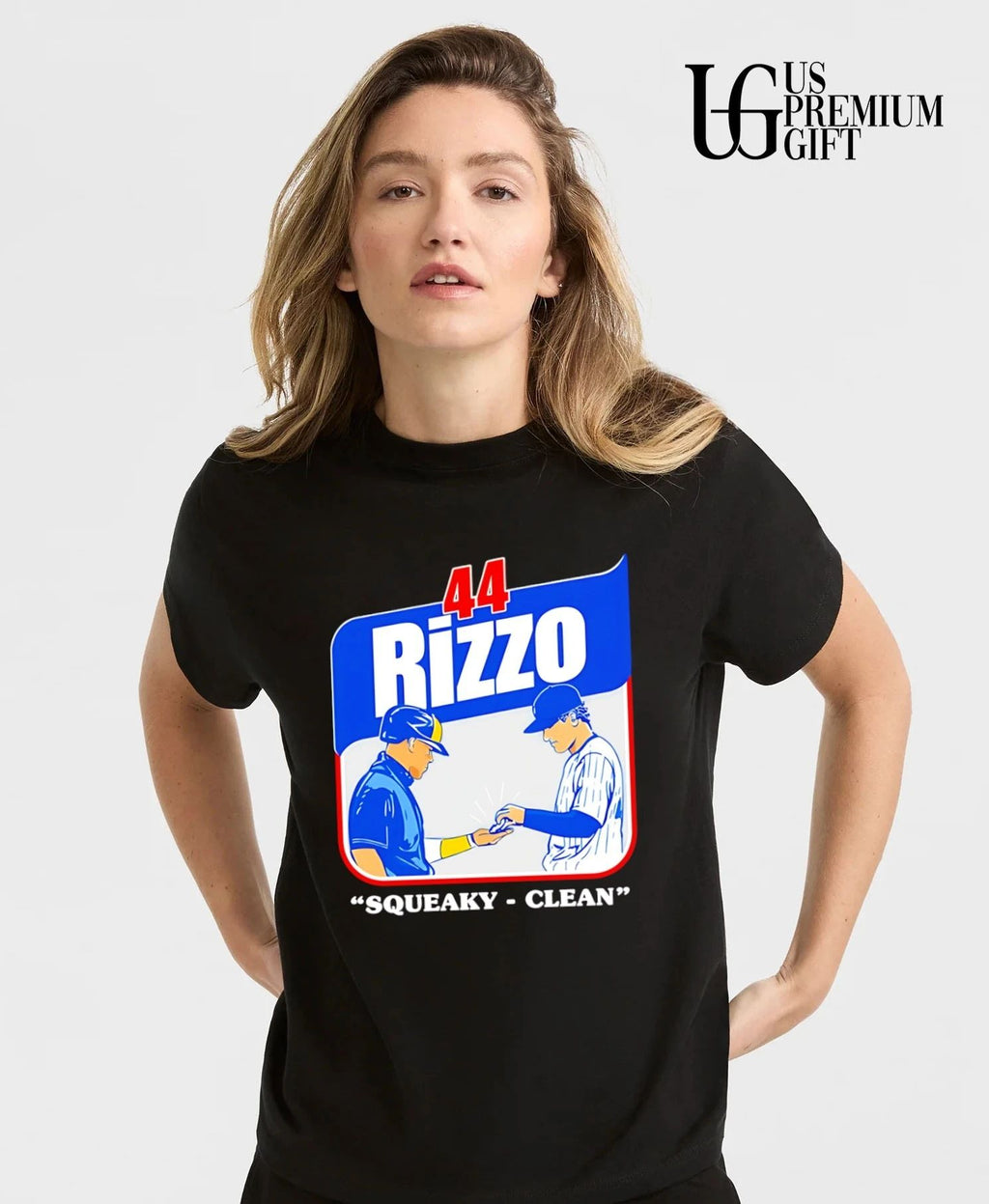 Anthony Rizzo 44 Squeaky Clean Chicago Cubs baseball shirt