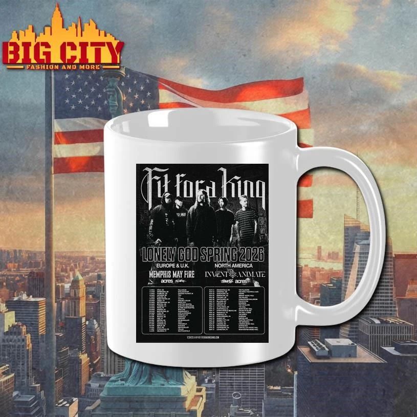Fit For A King Lonely God Spring 2026 World Tour Europe And UK And North America Poster Shirt
