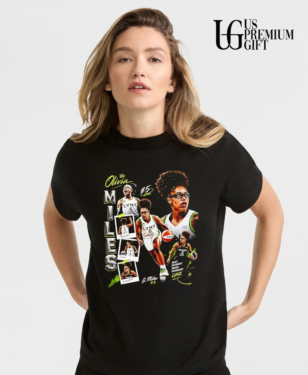 Olivia Miles No 5 Minnesota Lynx Built Different signature Vintage shirt