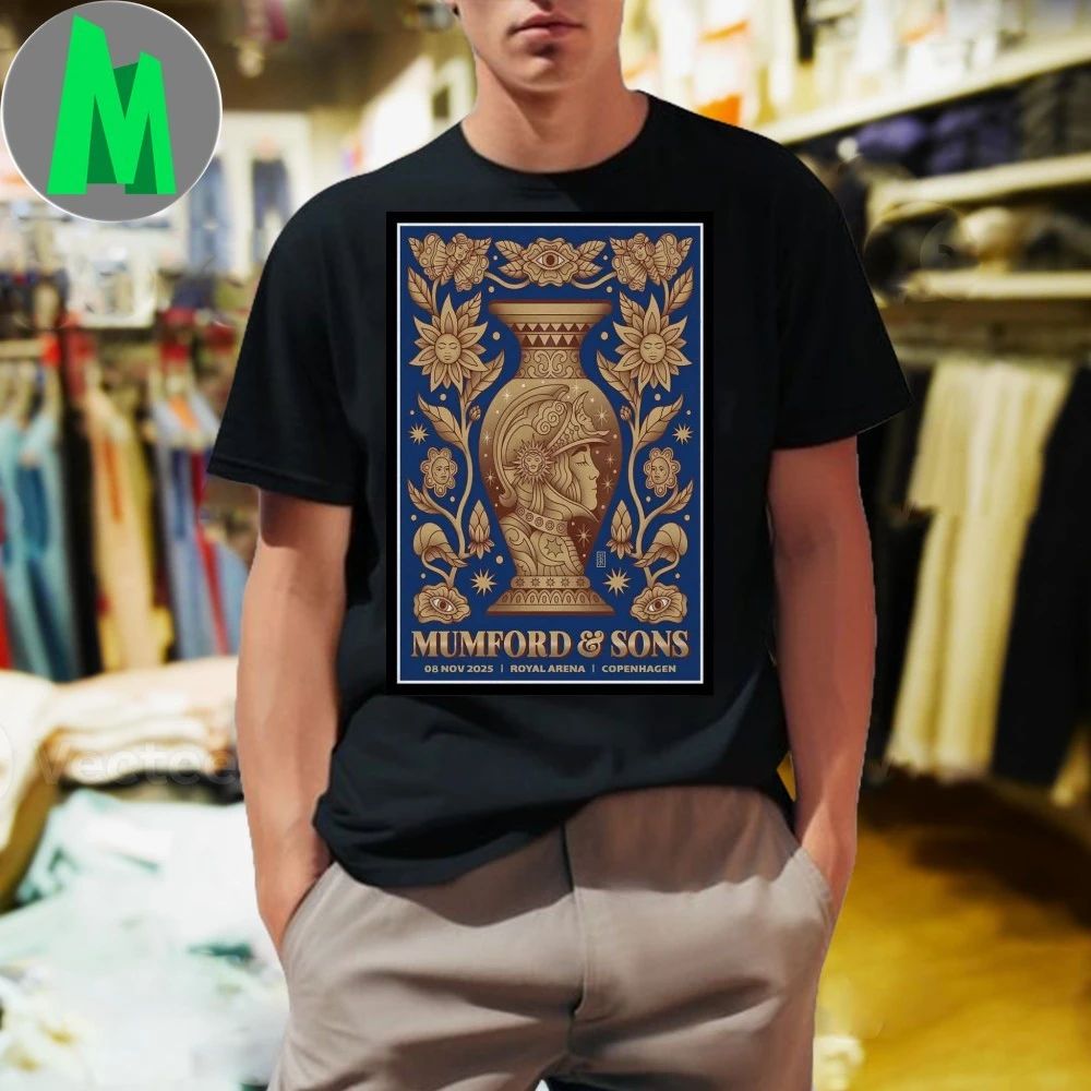 Mumford and Sons Nov 8 2025 Royal Arena, Copenhagen Poster Shirt