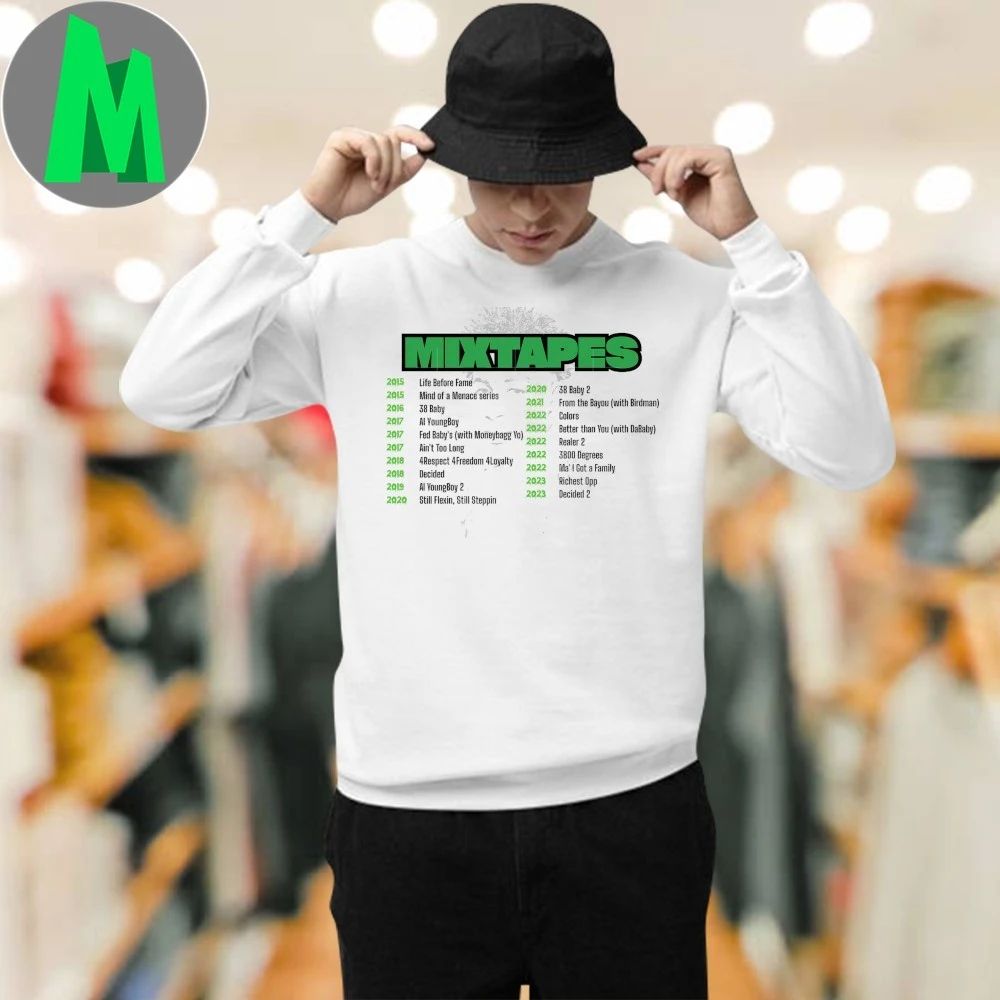 Mixtapes NBA YoungBoy 2025 Shirt