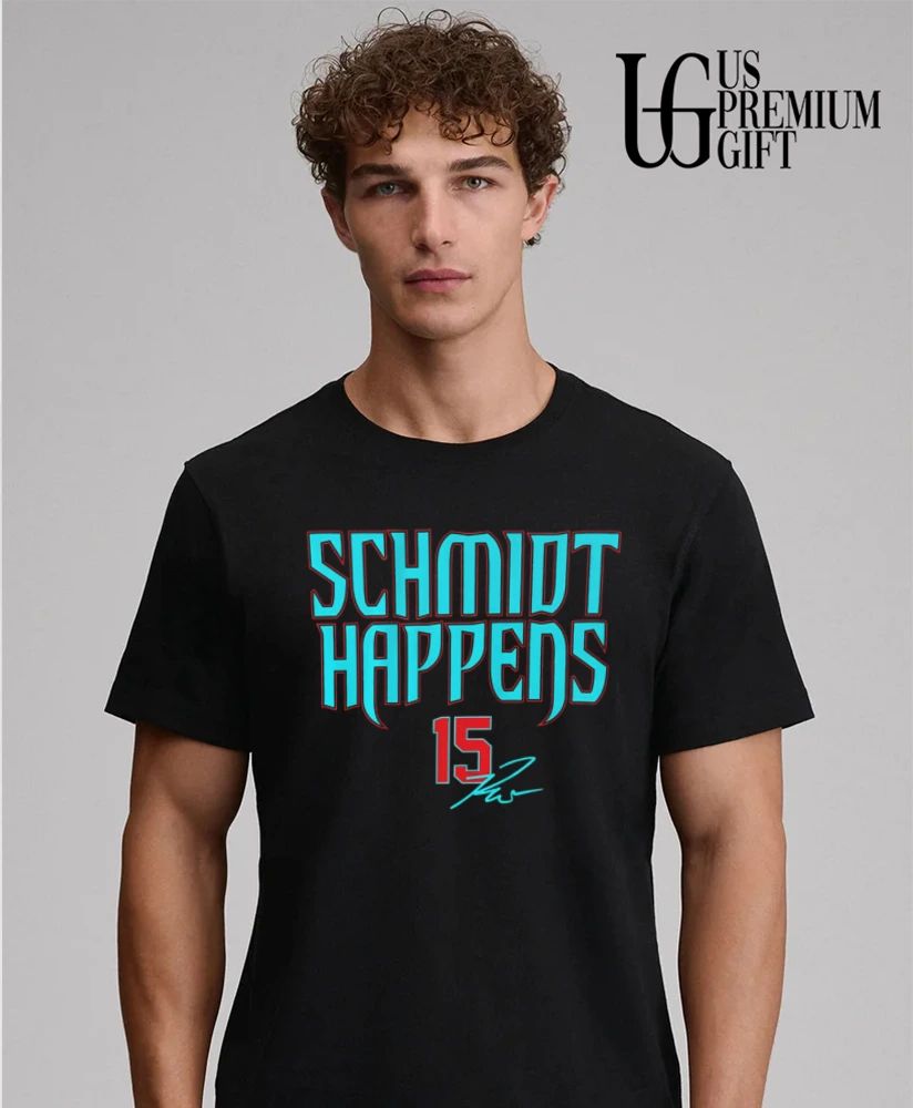 Schmidt Happens Ryan Waldschmidt No 15 Arizona Diamondbacks baseball signature shirt