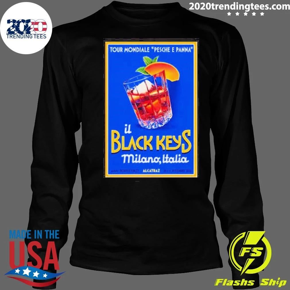The Black Keys Alcatraz Milano Italia 10-11 Settembre 2026 Shirt