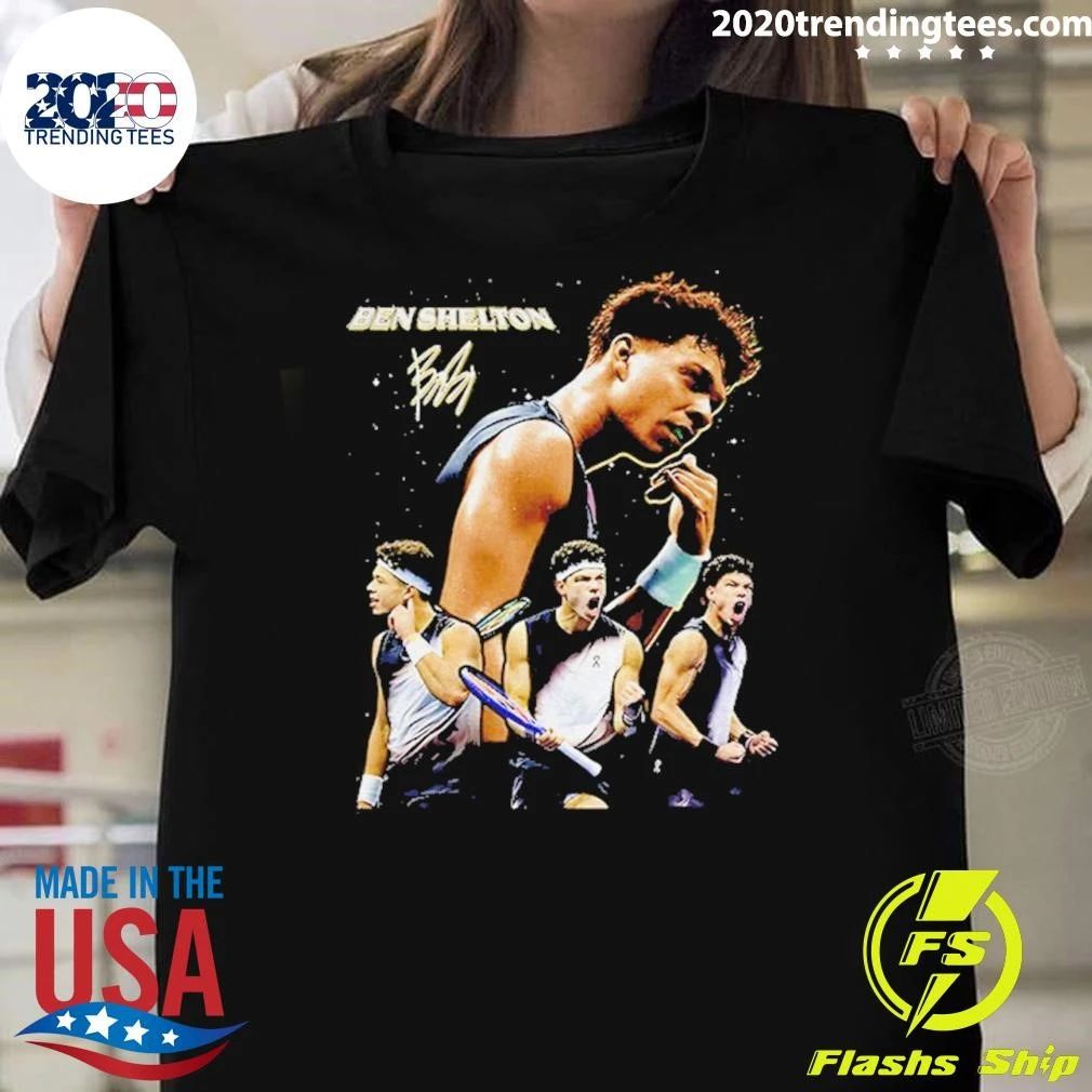 Trinity Rodman Wearing Ben Shelton Graphic Shirt