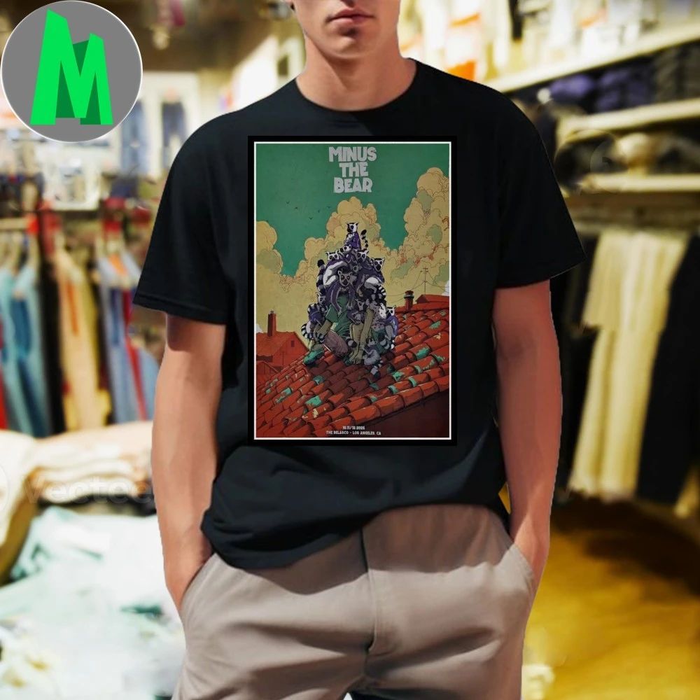 Minus The Bear Los Angeles, CA October 11 12 2025 Poster Shirt