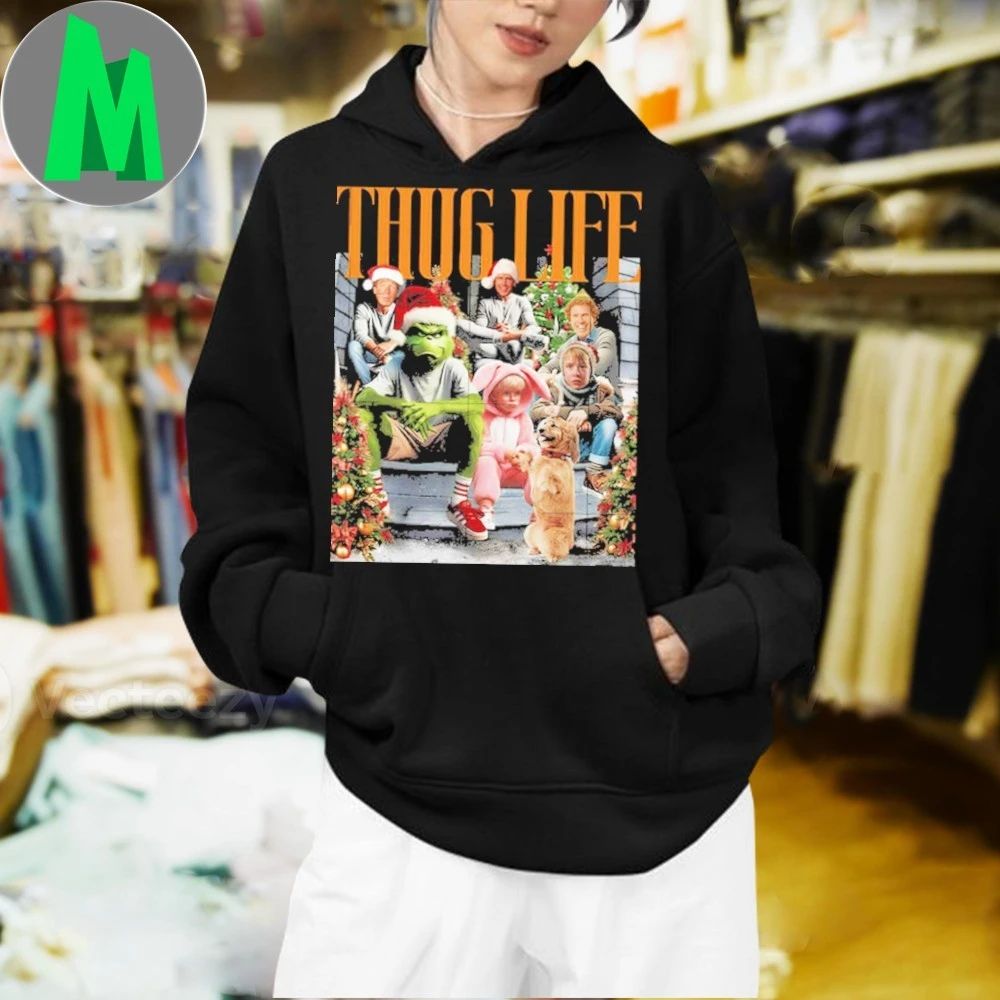 Thug Life Christmas Grinch Holiday Shirt