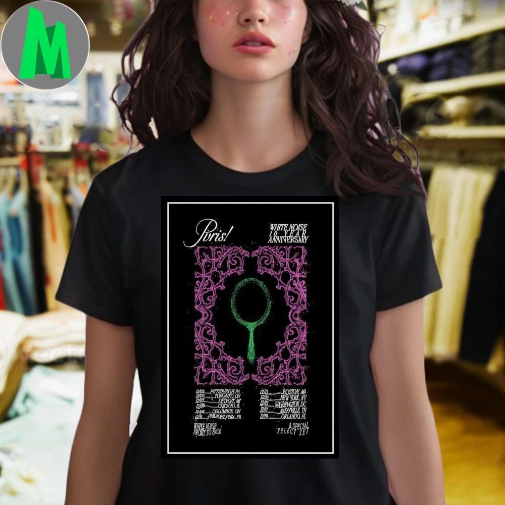 Pvris White Noise New Tour 2025 Poster Shirt
