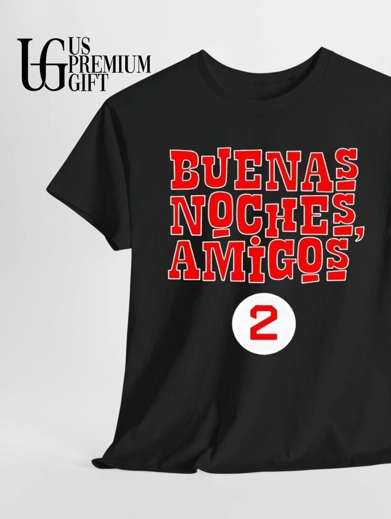 Buenas Noches Amigos Luis Robert Jr No 2 Boston Red Sox baseball shirt