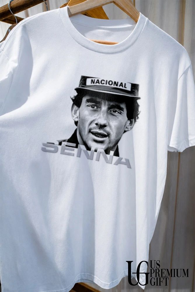 Ayrton Senna Nacional Formula 1 portrait shirt