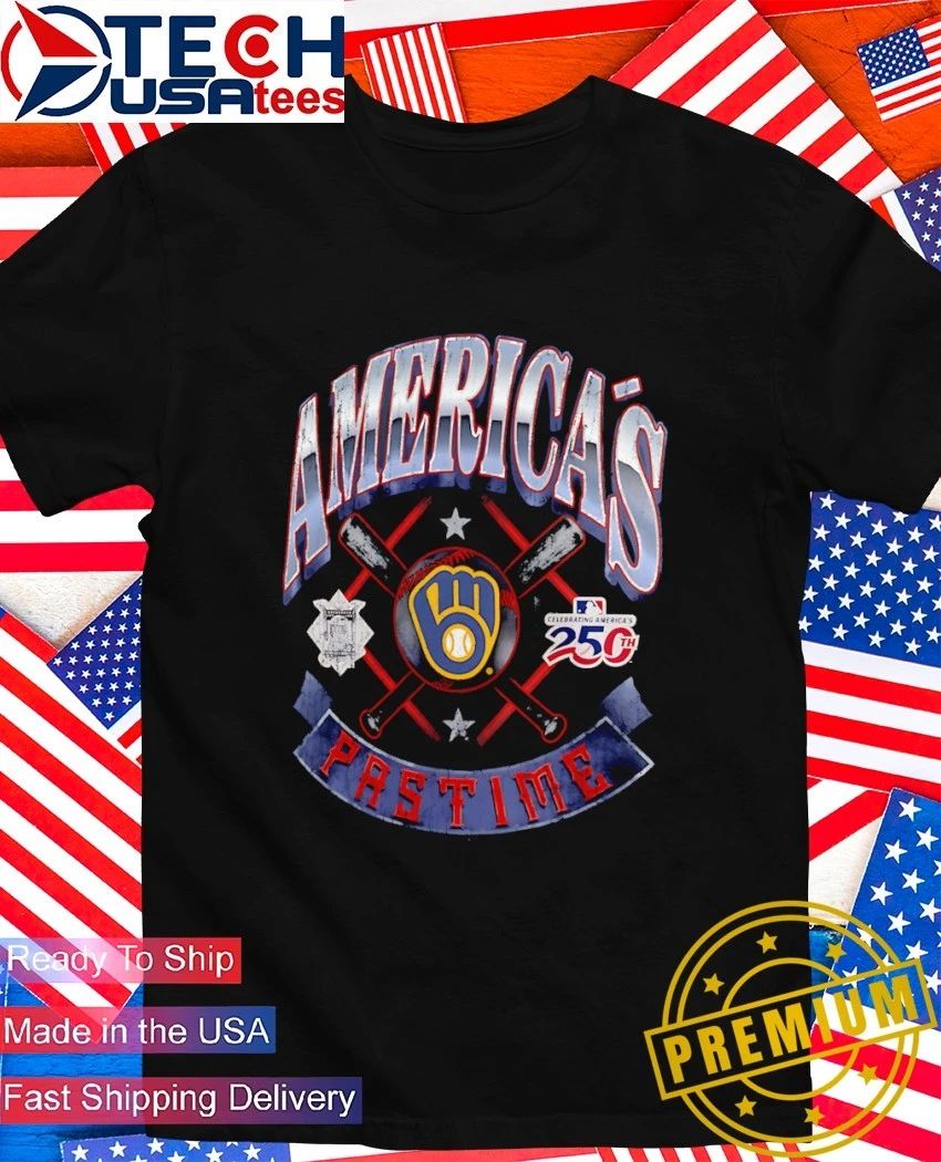 Milwaukee Brewers America’s Pastime Celebrating 250th shirt