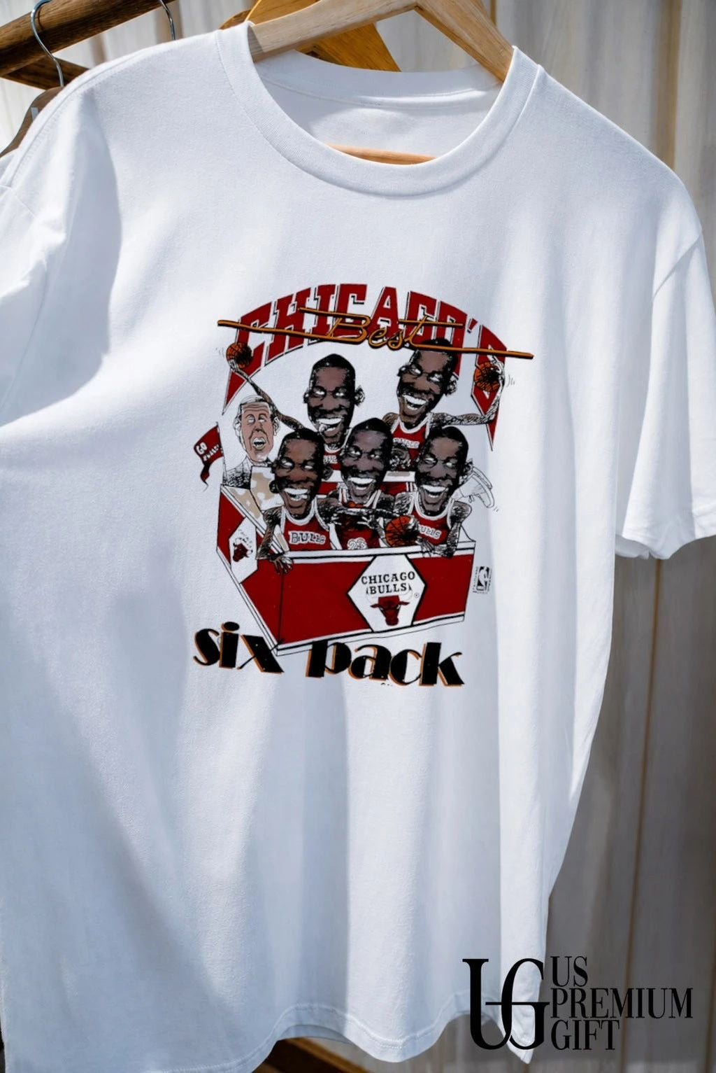 Chicago Bulls best six pack caricature shirt