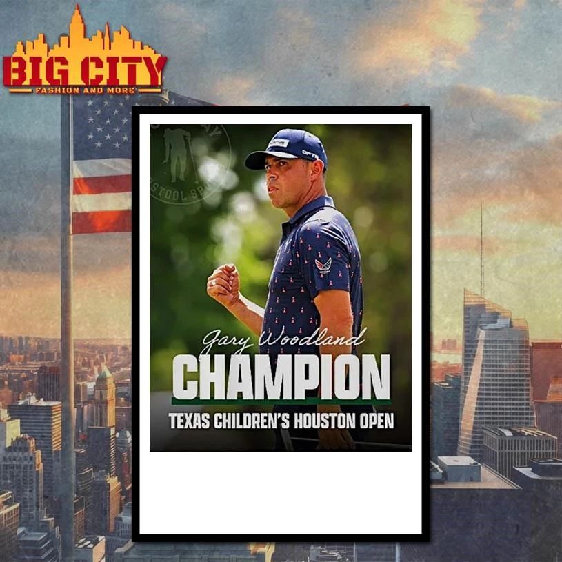 Gary Woodland 2026 Champion Texas Childrens Houston Open Shirt