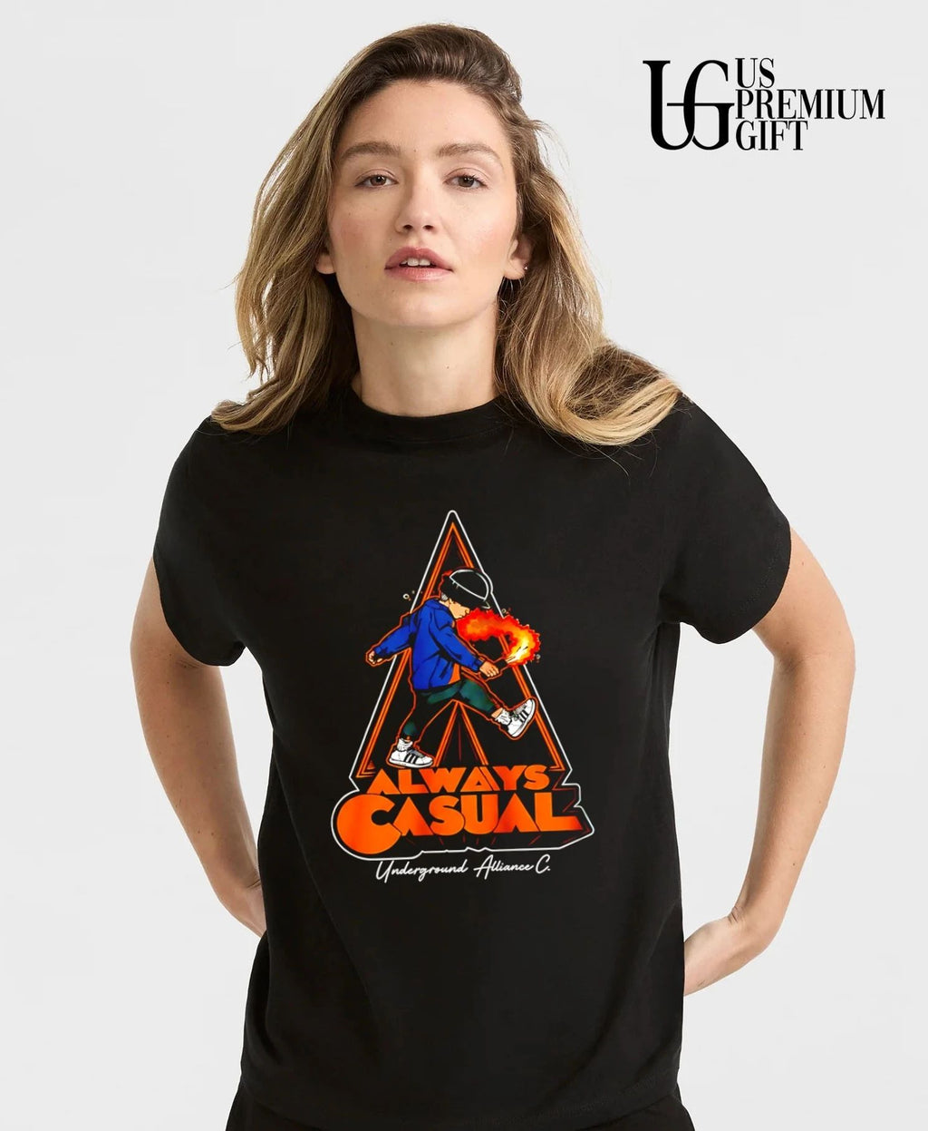 Football Casual Ultras Always Casual Underground Alliance C shirt