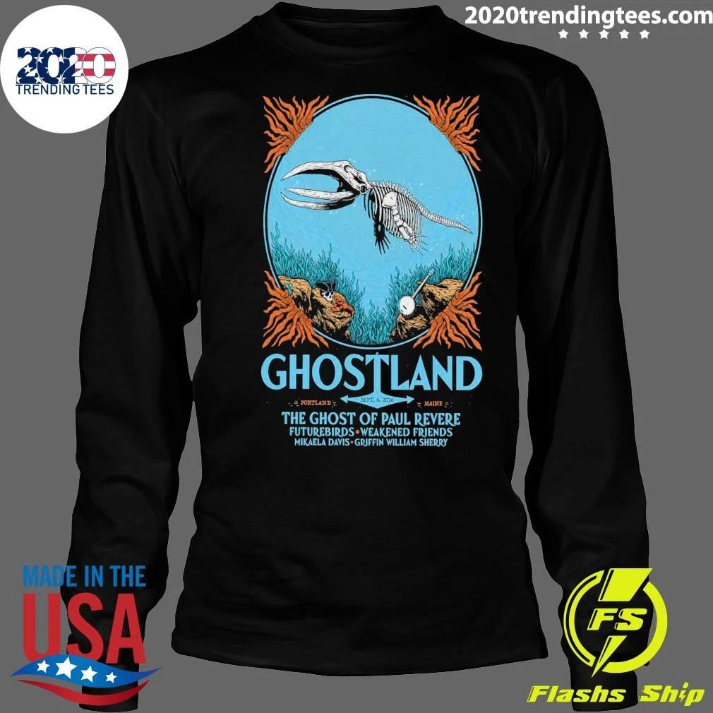 The Ghost Of Paul Revere September 6 2026 At Thompson’s Point in Portland Maine Shirt
