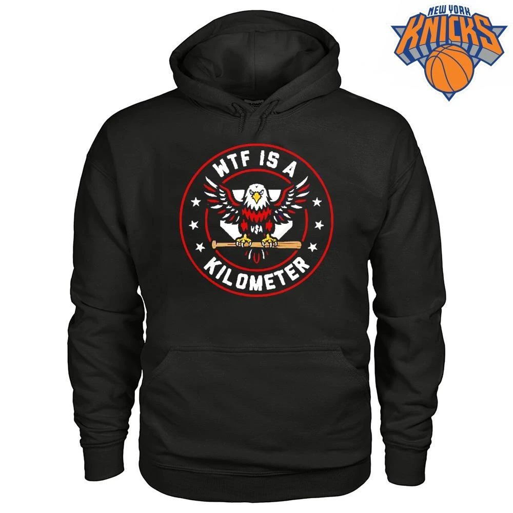 WTF Is A Kilometer Patriotic American Eagle Baseball USA Flag Shirt