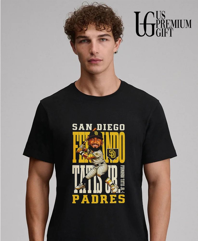 Fernando Tatis Jr. San Diego Padres baseball 2026 caricature shirt