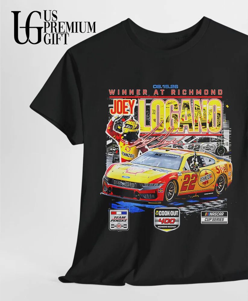Joey Logano NASCAR Winner at Richmond 2026 signature shirt