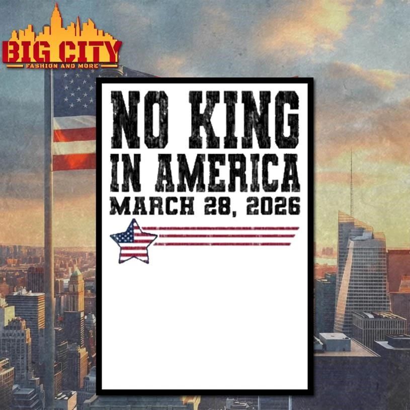 No Kings In America Since 1776 Anti-Trump March 28 2026 Vintage Retro Shirt