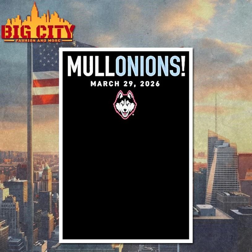 Uconn Huskies Ncaa Braylon Mullins Mullonions March 29 2026 Graphic Shirt