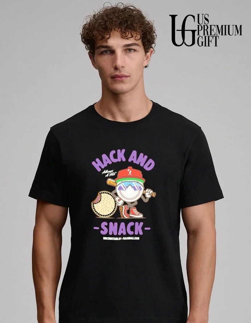 Hack and Snack baseball Uncrustables shirt