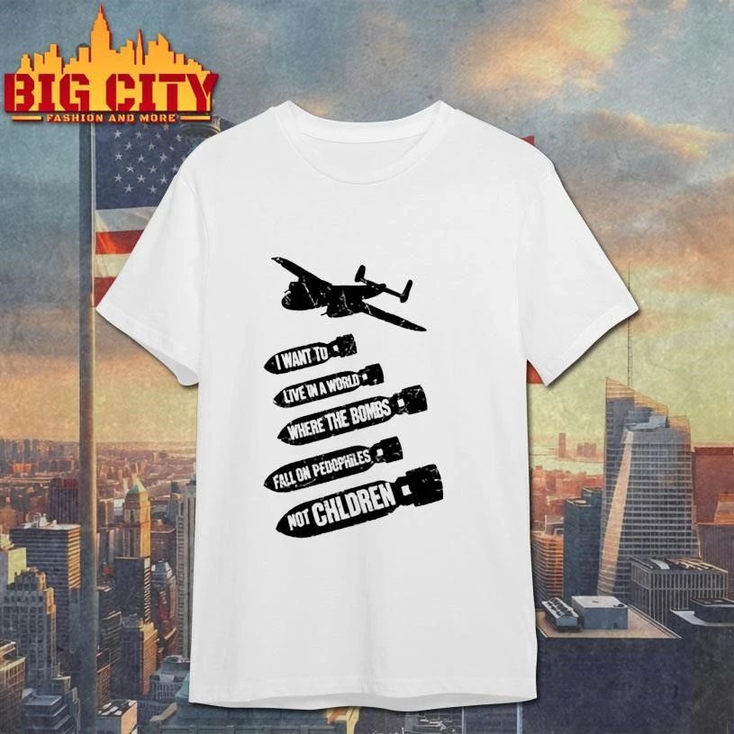 I Want To Live In A World Bomber Aircraft Shirt