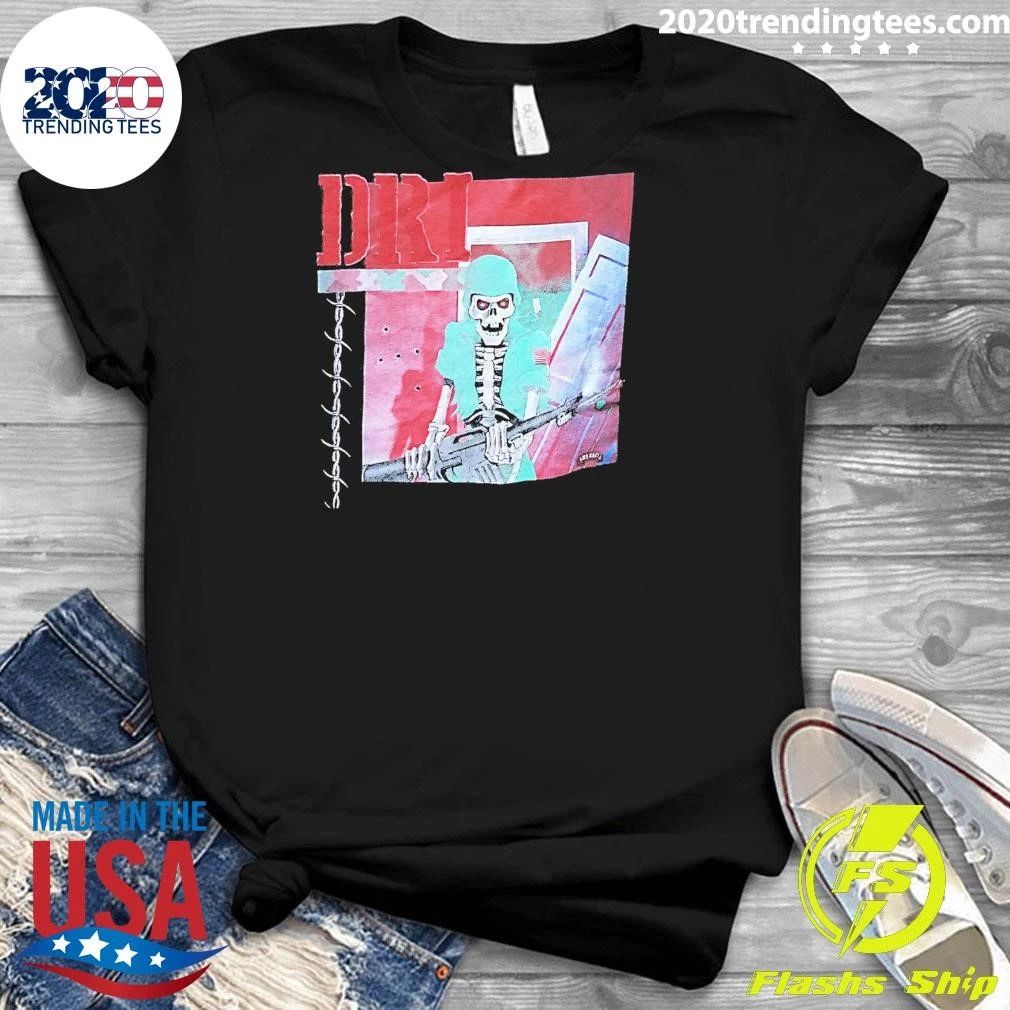 D.R.I. Dirty Rotten Imbeciles Thrash Metal Hardcore Punk Rock Tour Vintage 80s Shirt