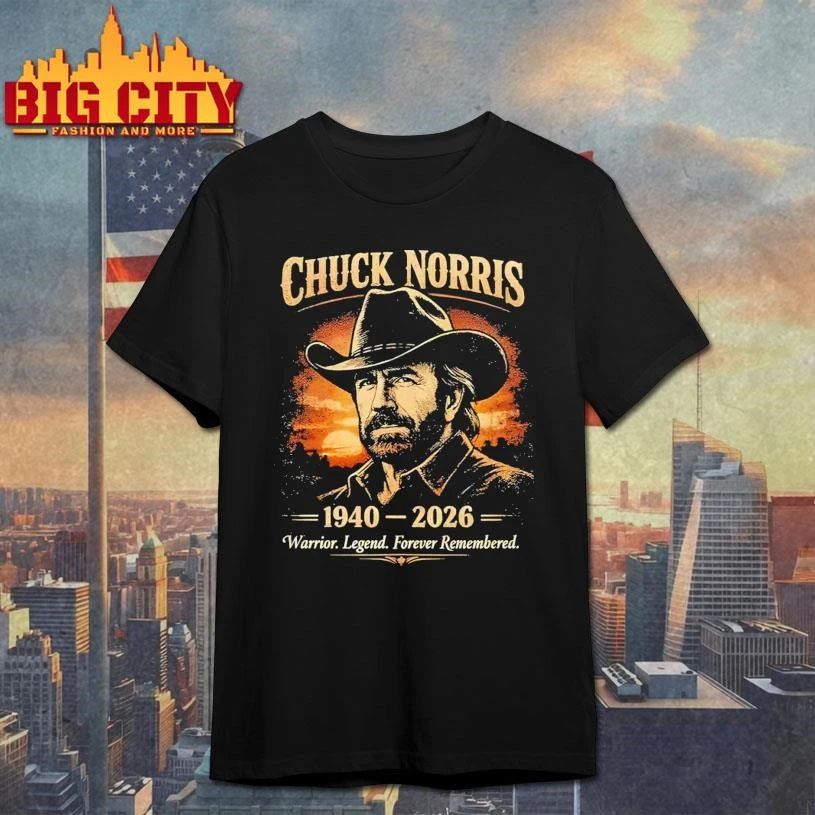 Chuck Norris 1940–2026 Warrior Legend Forever Remembered Vintage Shirt