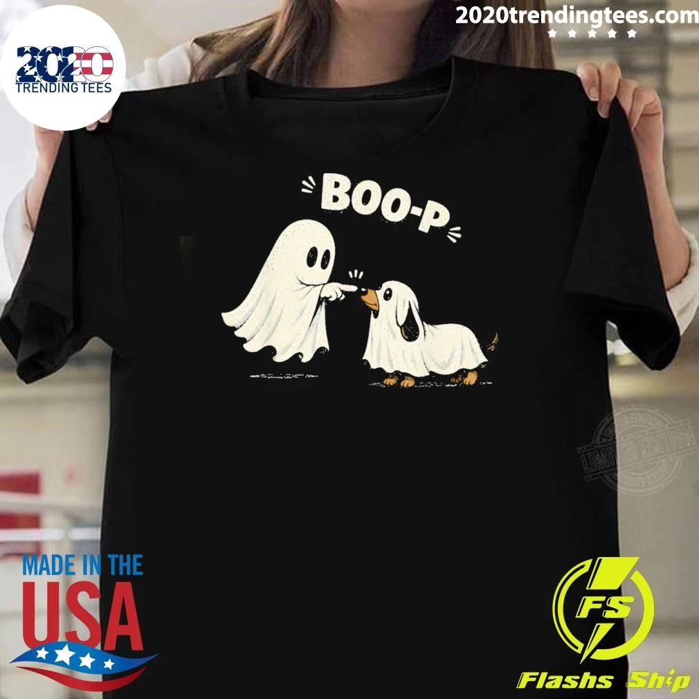Boo Boo-p Dog Ghost Halloween Shirt