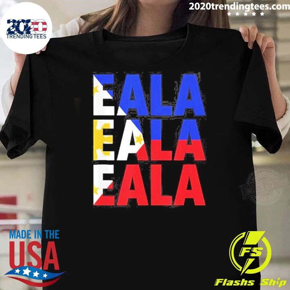 Eala Philippines Flag Letter Graphic Shirt
